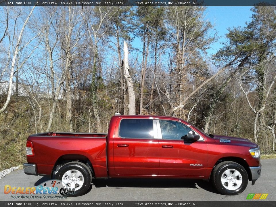 2021 Ram 1500 Big Horn Crew Cab 4x4 Delmonico Red Pearl / Black Photo #5