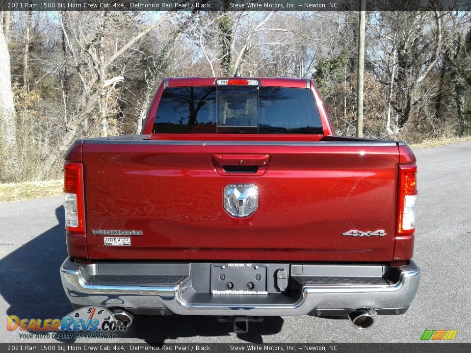 2021 Ram 1500 Big Horn Crew Cab 4x4 Delmonico Red Pearl / Black Photo #7