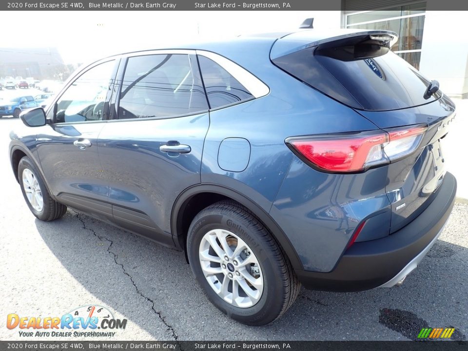 2020 Ford Escape SE 4WD Blue Metallic / Dark Earth Gray Photo #3