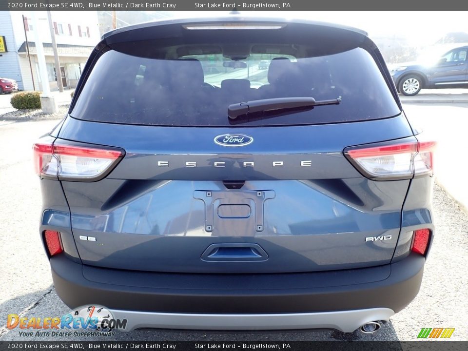 2020 Ford Escape SE 4WD Blue Metallic / Dark Earth Gray Photo #4