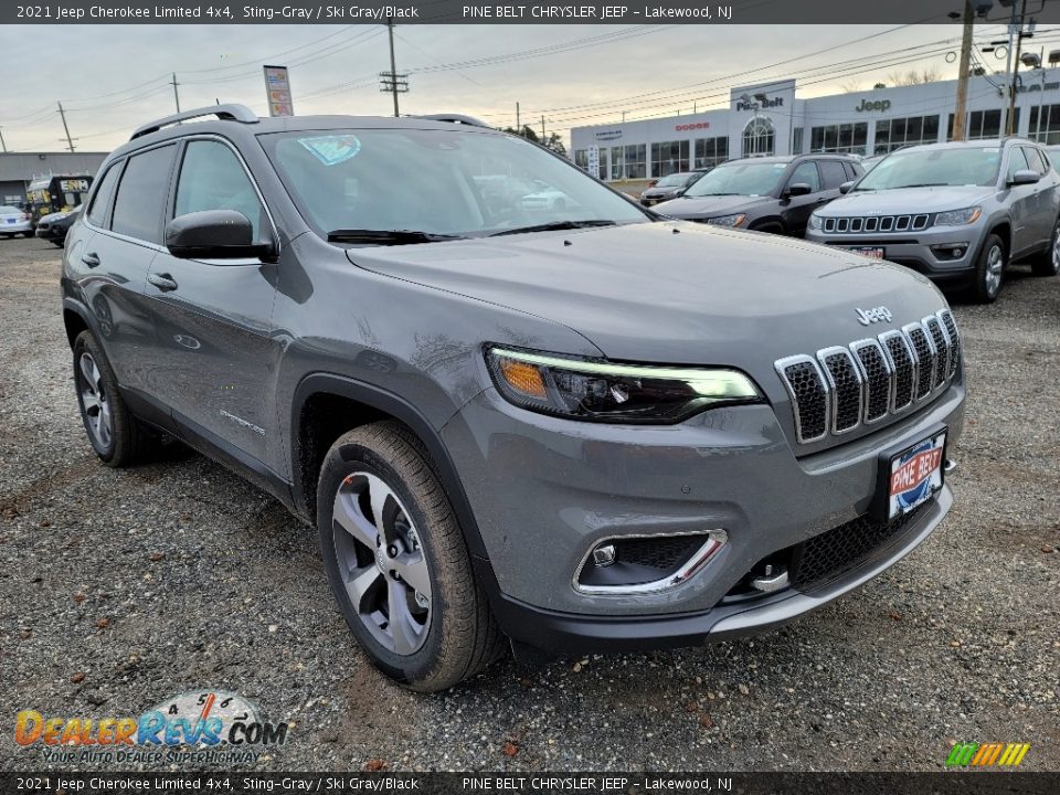 2021 Jeep Cherokee Limited 4x4 Sting-Gray / Ski Gray/Black Photo #1