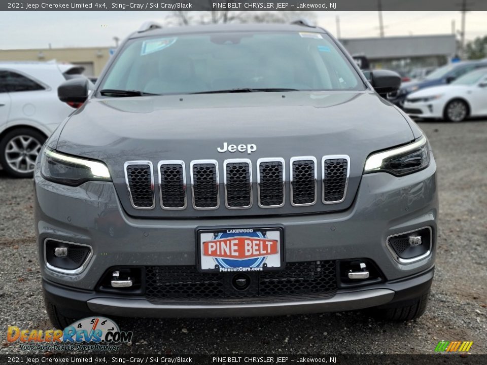 2021 Jeep Cherokee Limited 4x4 Sting-Gray / Ski Gray/Black Photo #3