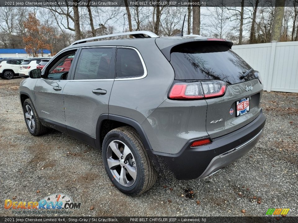 2021 Jeep Cherokee Limited 4x4 Sting-Gray / Ski Gray/Black Photo #6