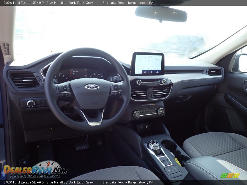 2020 Ford Escape SE 4WD Blue Metallic / Dark Earth Gray Photo #12