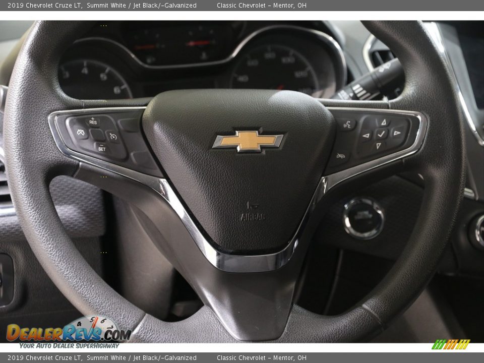 2019 Chevrolet Cruze LT Summit White / Jet Black/­Galvanized Photo #7