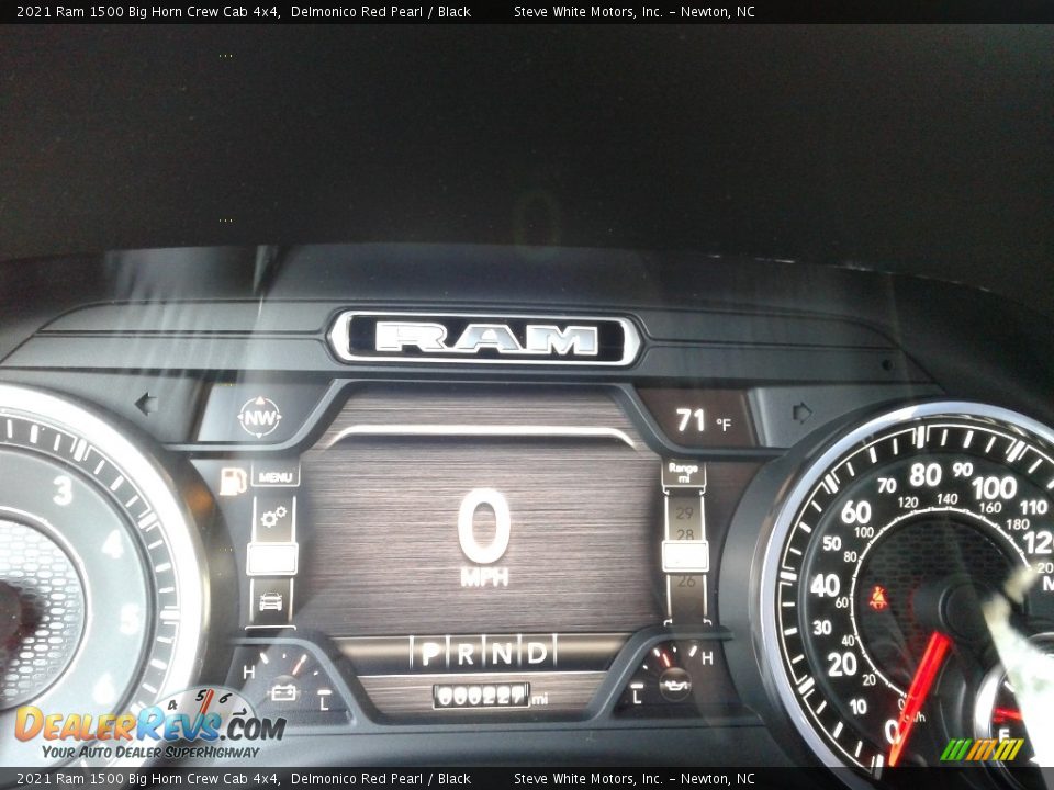 2021 Ram 1500 Big Horn Crew Cab 4x4 Delmonico Red Pearl / Black Photo #21