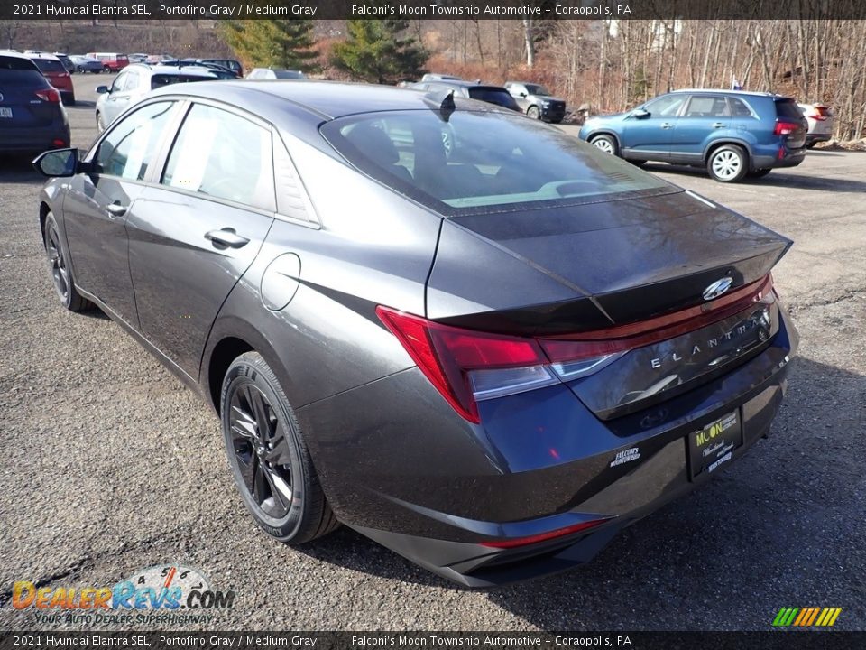 2021 Hyundai Elantra SEL Portofino Gray / Medium Gray Photo #6