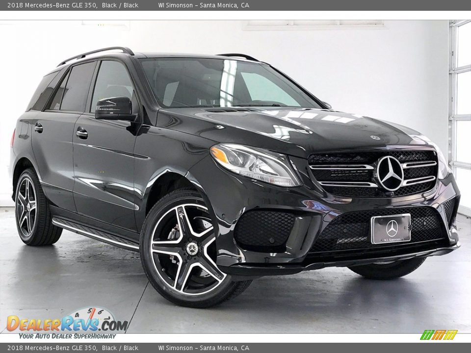 2018 Mercedes-Benz GLE 350 Black / Black Photo #34