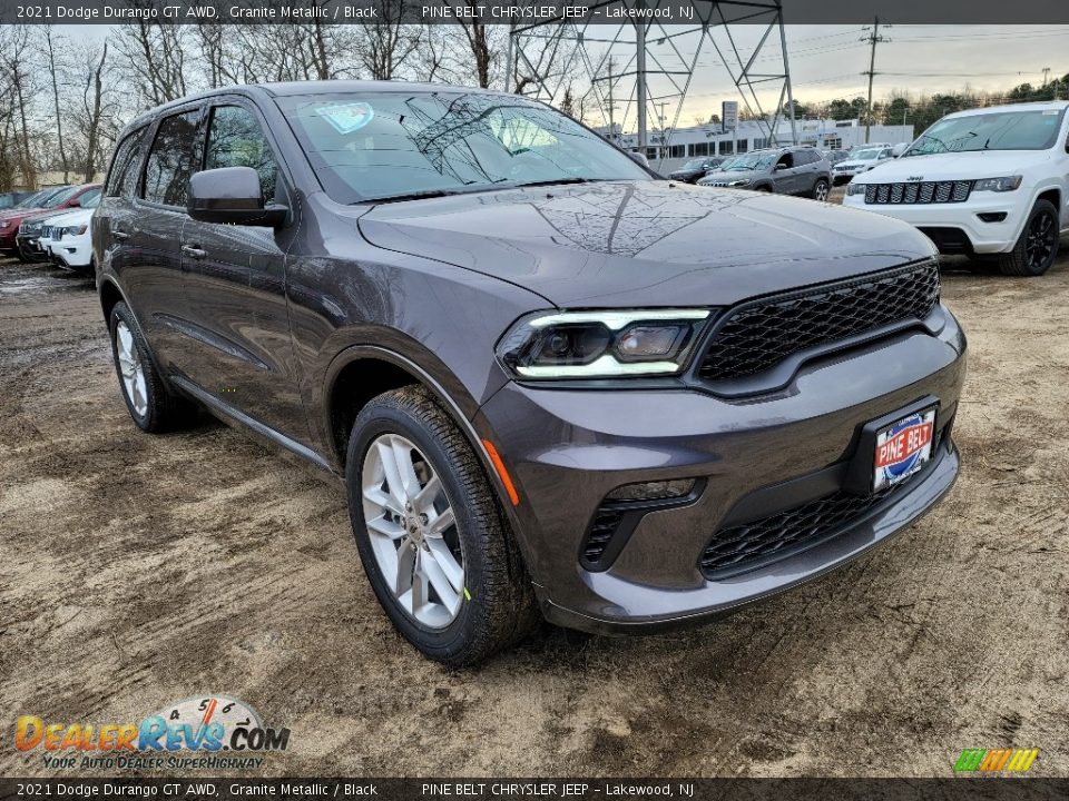 2021 Dodge Durango GT AWD Granite Metallic / Black Photo #1