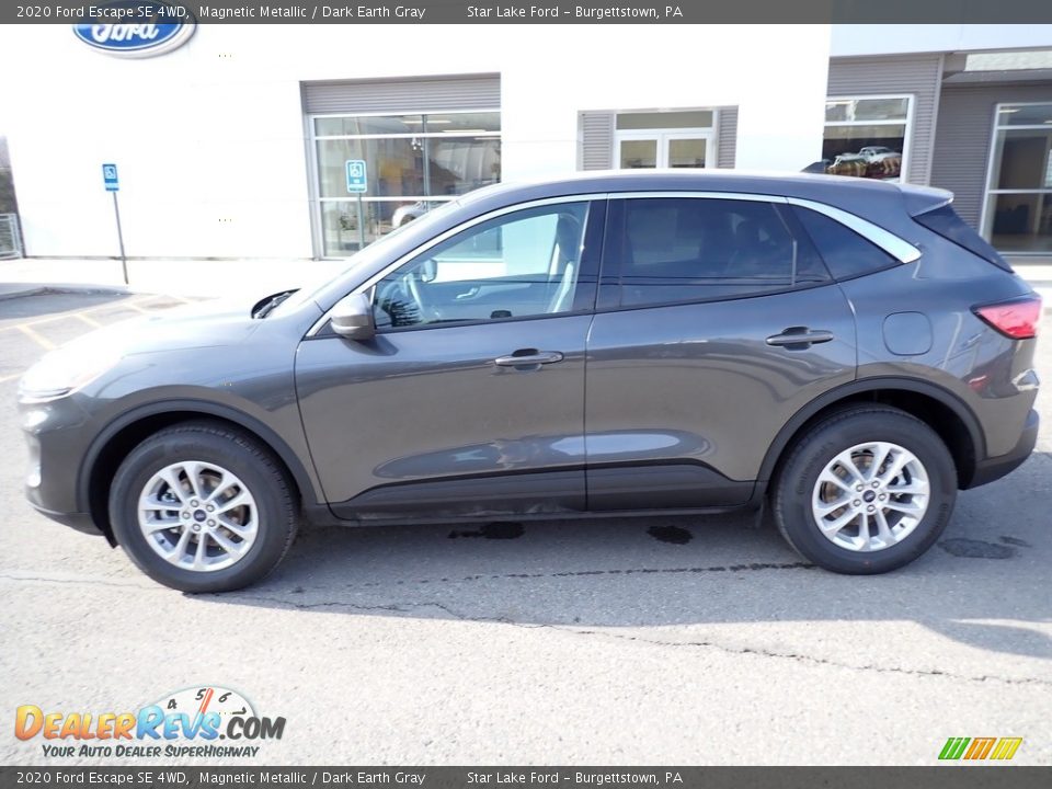 2020 Ford Escape SE 4WD Magnetic Metallic / Dark Earth Gray Photo #2