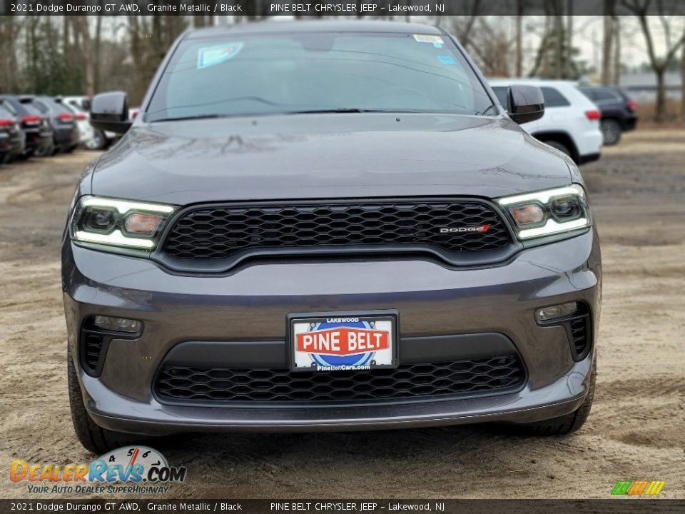 2021 Dodge Durango GT AWD Granite Metallic / Black Photo #3