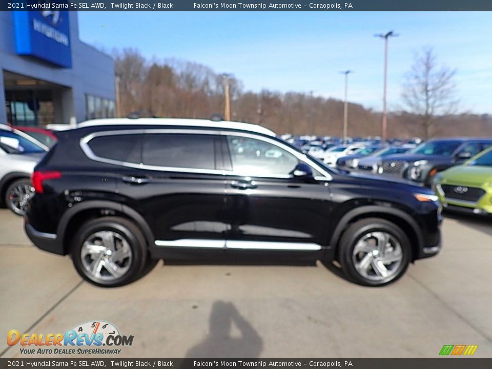 2021 Hyundai Santa Fe SEL AWD Twilight Black / Black Photo #1
