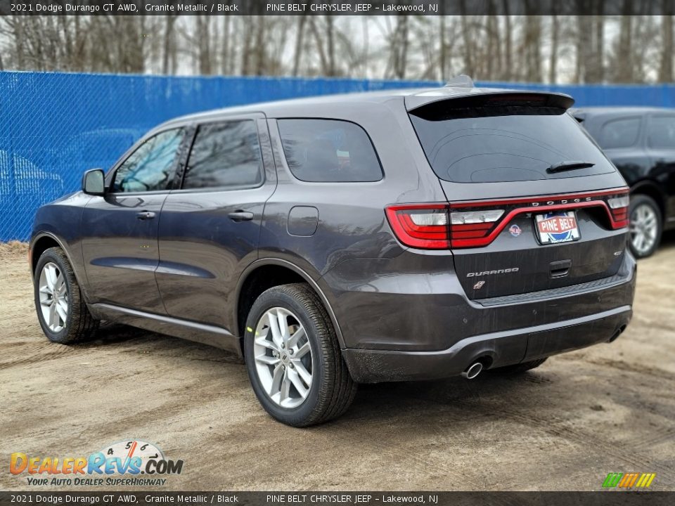 2021 Dodge Durango GT AWD Granite Metallic / Black Photo #6