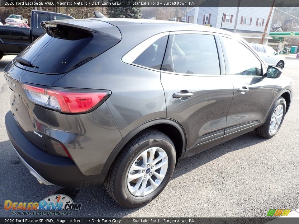 2020 Ford Escape SE 4WD Magnetic Metallic / Dark Earth Gray Photo #6