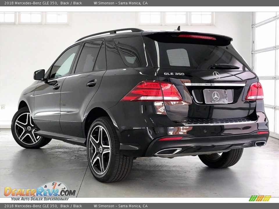 2018 Mercedes-Benz GLE 350 Black / Black Photo #10