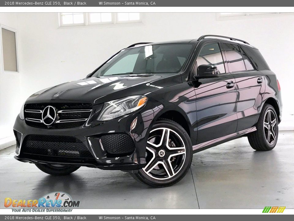 2018 Mercedes-Benz GLE 350 Black / Black Photo #12