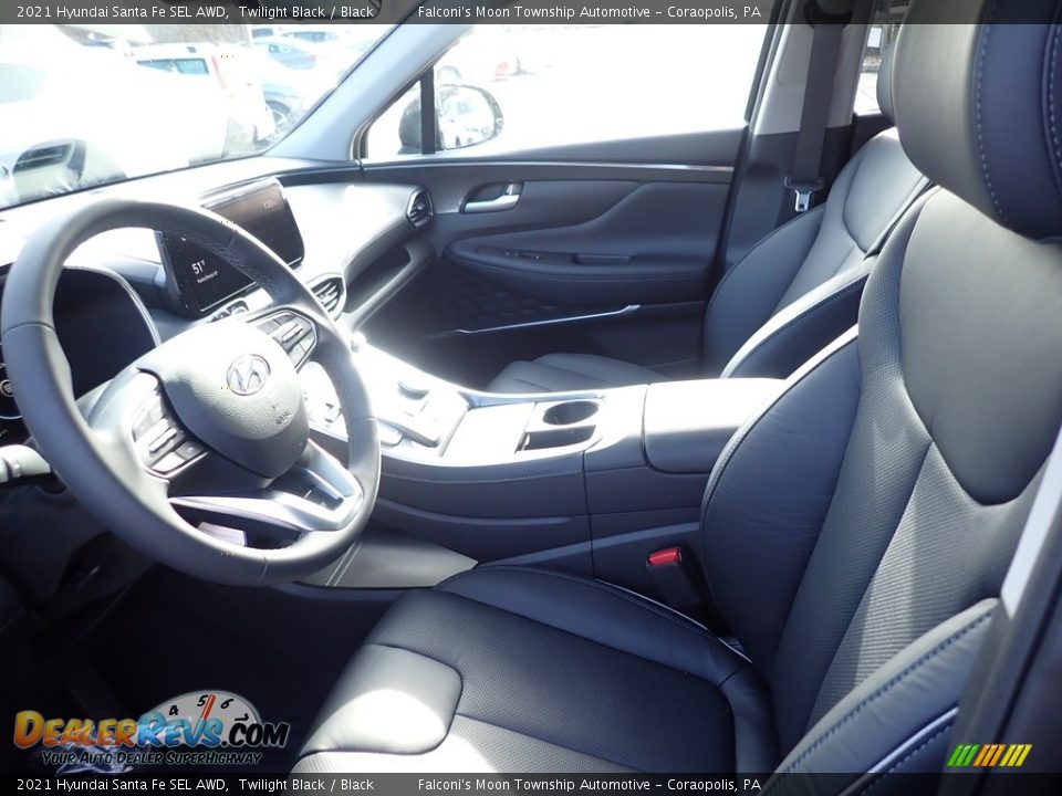2021 Hyundai Santa Fe SEL AWD Twilight Black / Black Photo #10