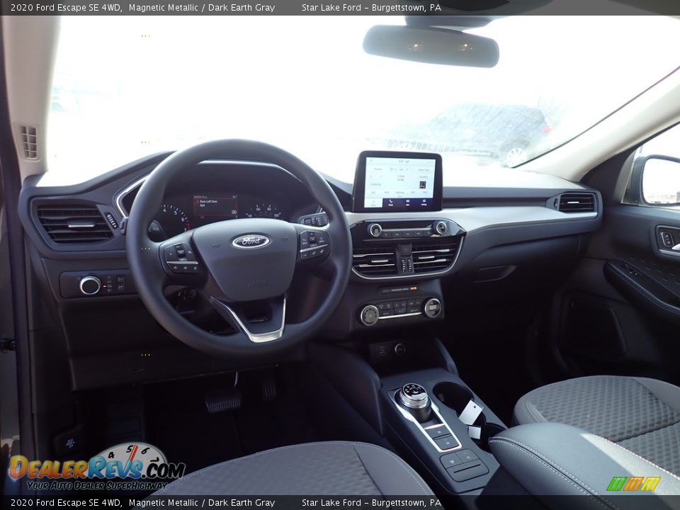 2020 Ford Escape SE 4WD Magnetic Metallic / Dark Earth Gray Photo #12