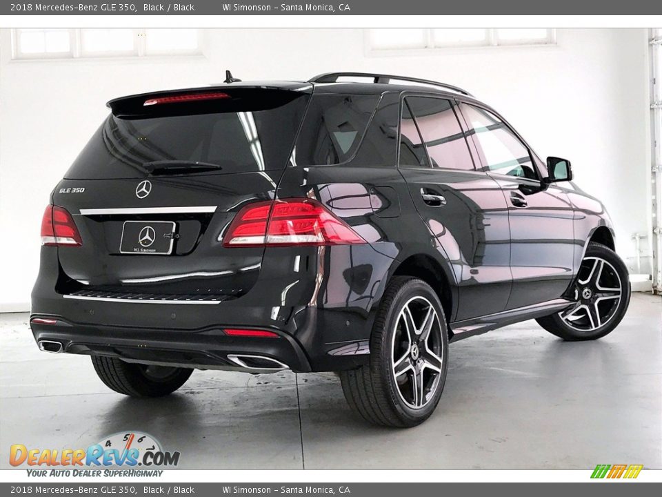 2018 Mercedes-Benz GLE 350 Black / Black Photo #13