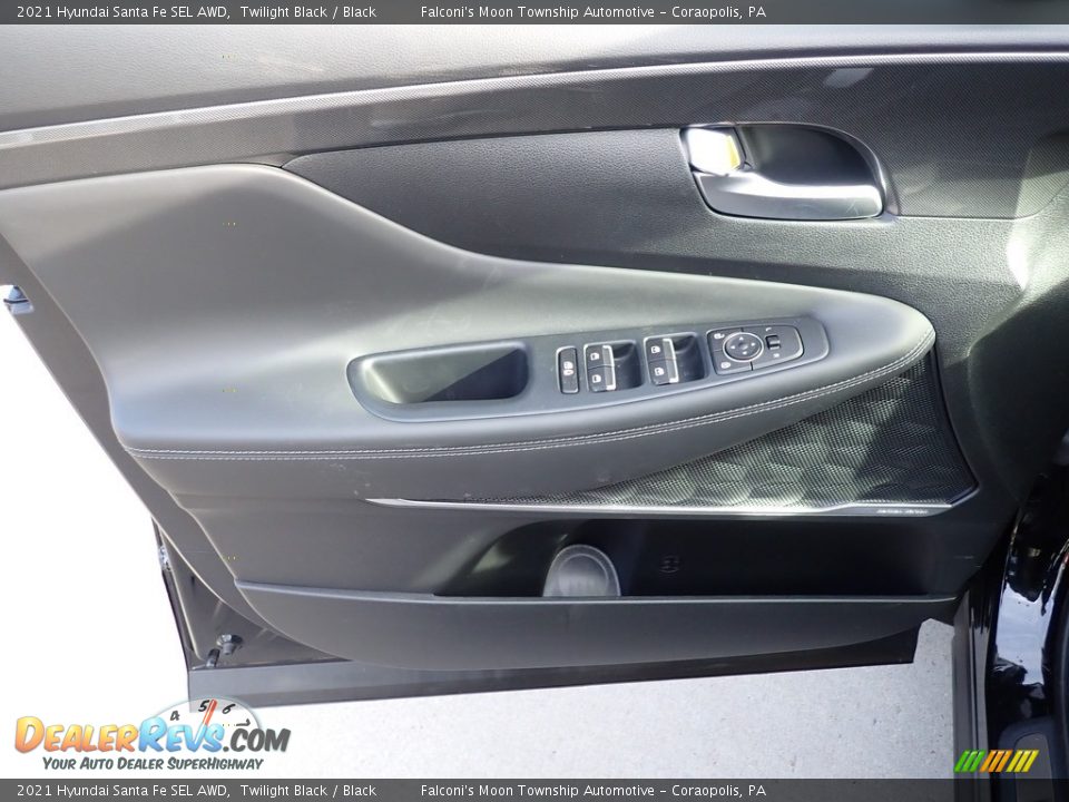 2021 Hyundai Santa Fe SEL AWD Twilight Black / Black Photo #11
