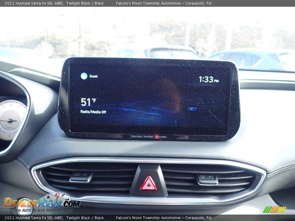 2021 Hyundai Santa Fe SEL AWD Twilight Black / Black Photo #13