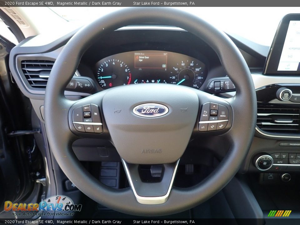 2020 Ford Escape SE 4WD Magnetic Metallic / Dark Earth Gray Photo #16