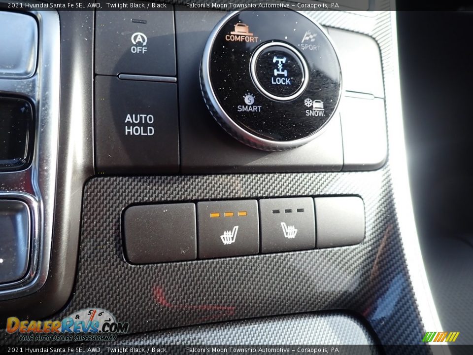 2021 Hyundai Santa Fe SEL AWD Twilight Black / Black Photo #15