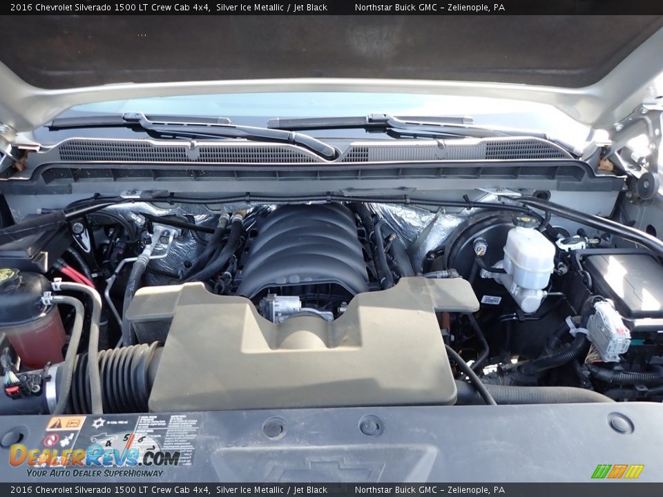 2016 Chevrolet Silverado 1500 LT Crew Cab 4x4 Silver Ice Metallic / Jet Black Photo #2