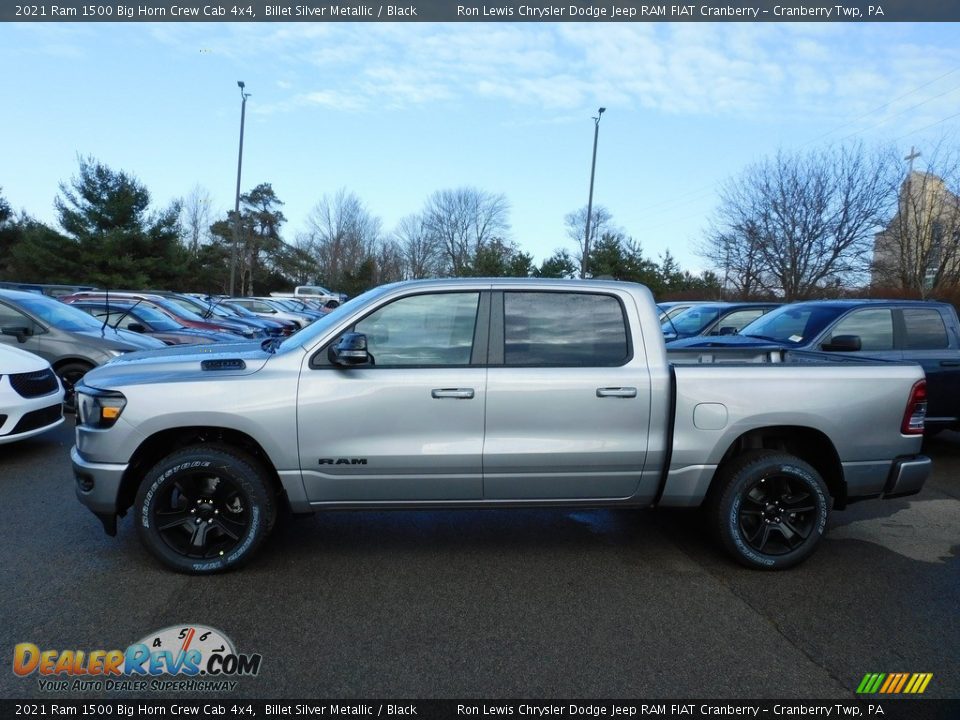 2021 Ram 1500 Big Horn Crew Cab 4x4 Billet Silver Metallic / Black Photo #9