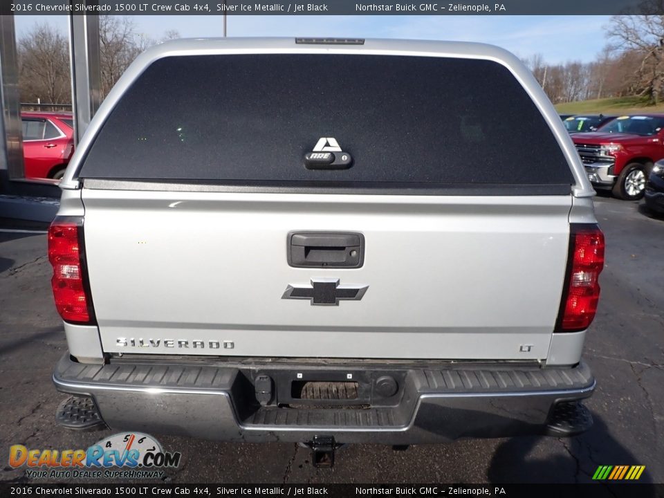 2016 Chevrolet Silverado 1500 LT Crew Cab 4x4 Silver Ice Metallic / Jet Black Photo #9