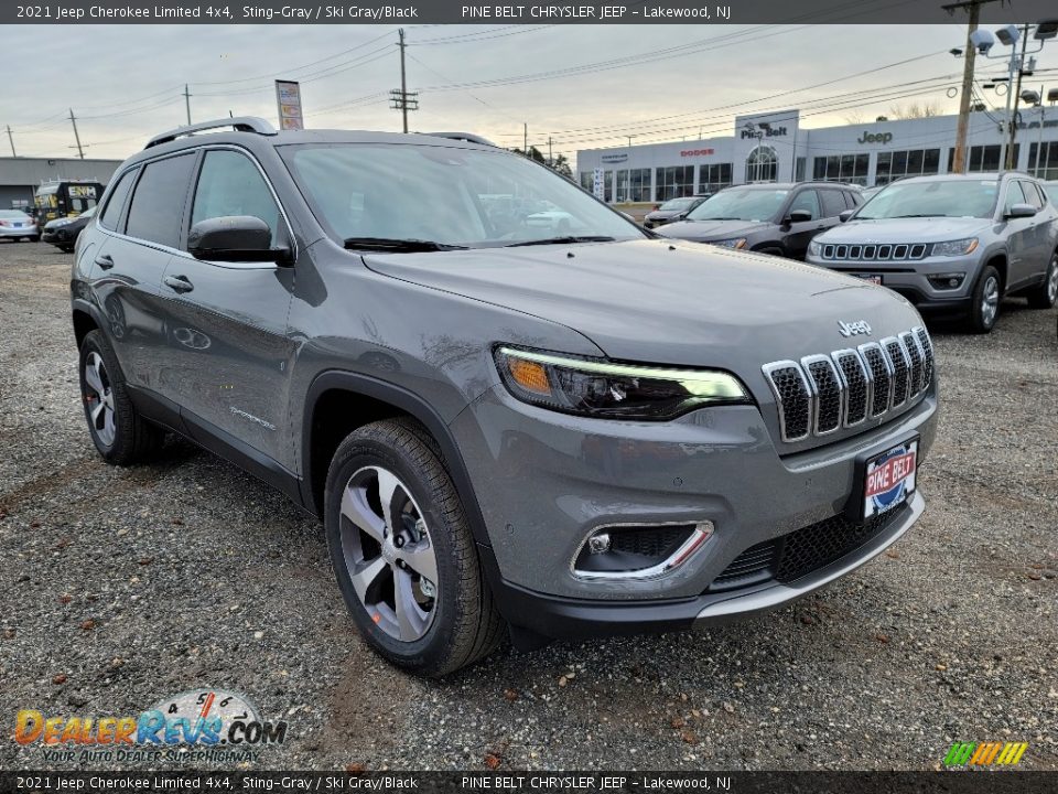 2021 Jeep Cherokee Limited 4x4 Sting-Gray / Ski Gray/Black Photo #1