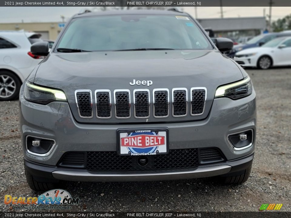 2021 Jeep Cherokee Limited 4x4 Sting-Gray / Ski Gray/Black Photo #3