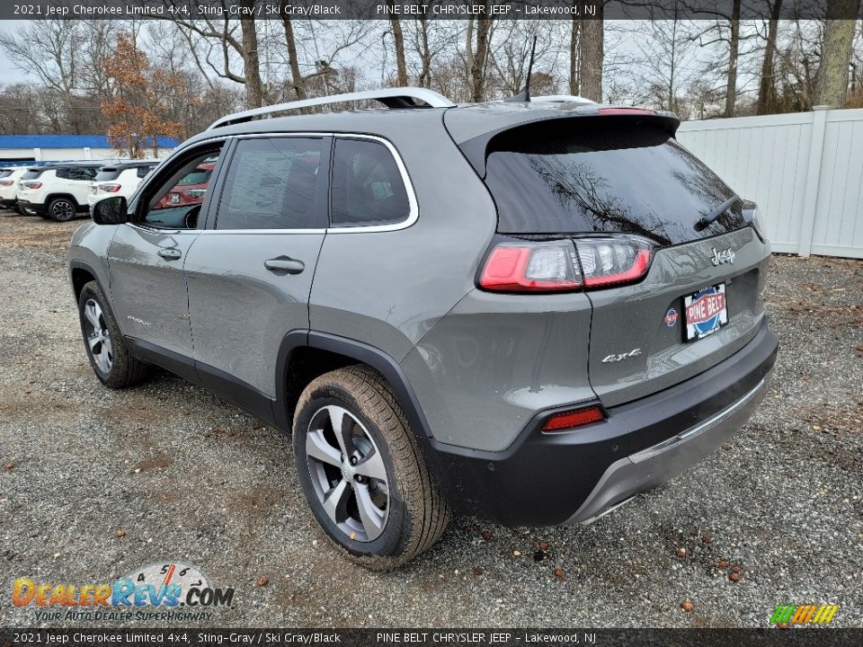 2021 Jeep Cherokee Limited 4x4 Sting-Gray / Ski Gray/Black Photo #6