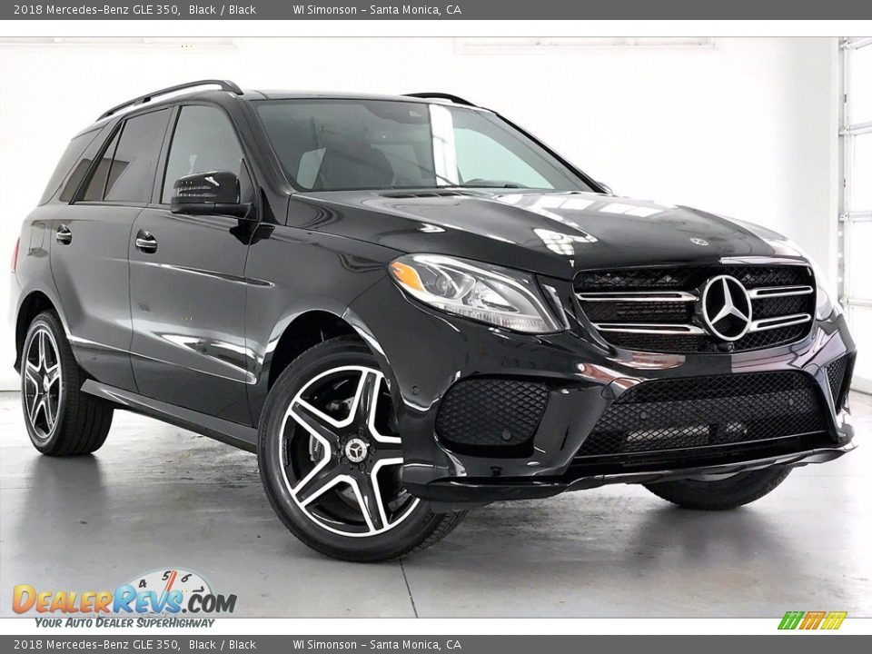 2018 Mercedes-Benz GLE 350 Black / Black Photo #34