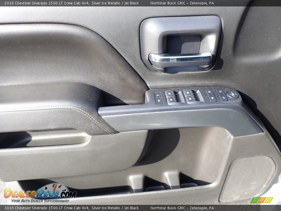 2016 Chevrolet Silverado 1500 LT Crew Cab 4x4 Silver Ice Metallic / Jet Black Photo #19