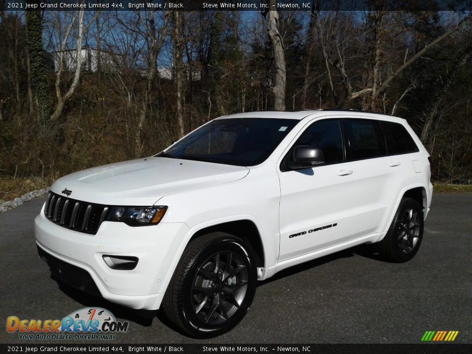 2021 Jeep Grand Cherokee Limited 4x4 Bright White / Black Photo #2