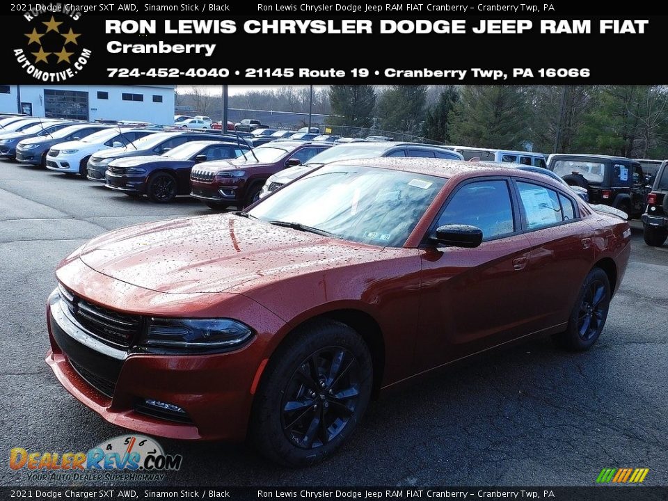 2021 Dodge Charger SXT AWD Sinamon Stick / Black Photo #1