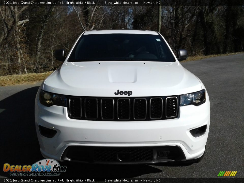 2021 Jeep Grand Cherokee Limited 4x4 Bright White / Black Photo #3
