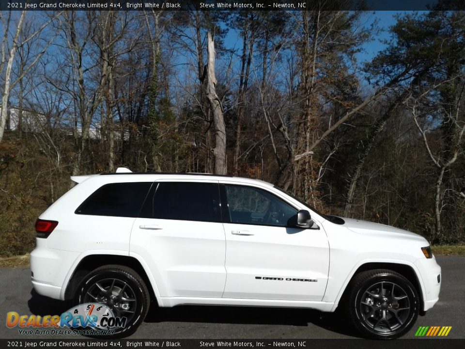 2021 Jeep Grand Cherokee Limited 4x4 Bright White / Black Photo #5