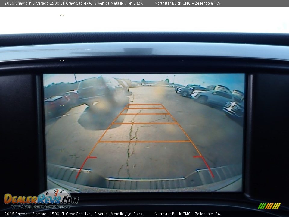 2016 Chevrolet Silverado 1500 LT Crew Cab 4x4 Silver Ice Metallic / Jet Black Photo #23