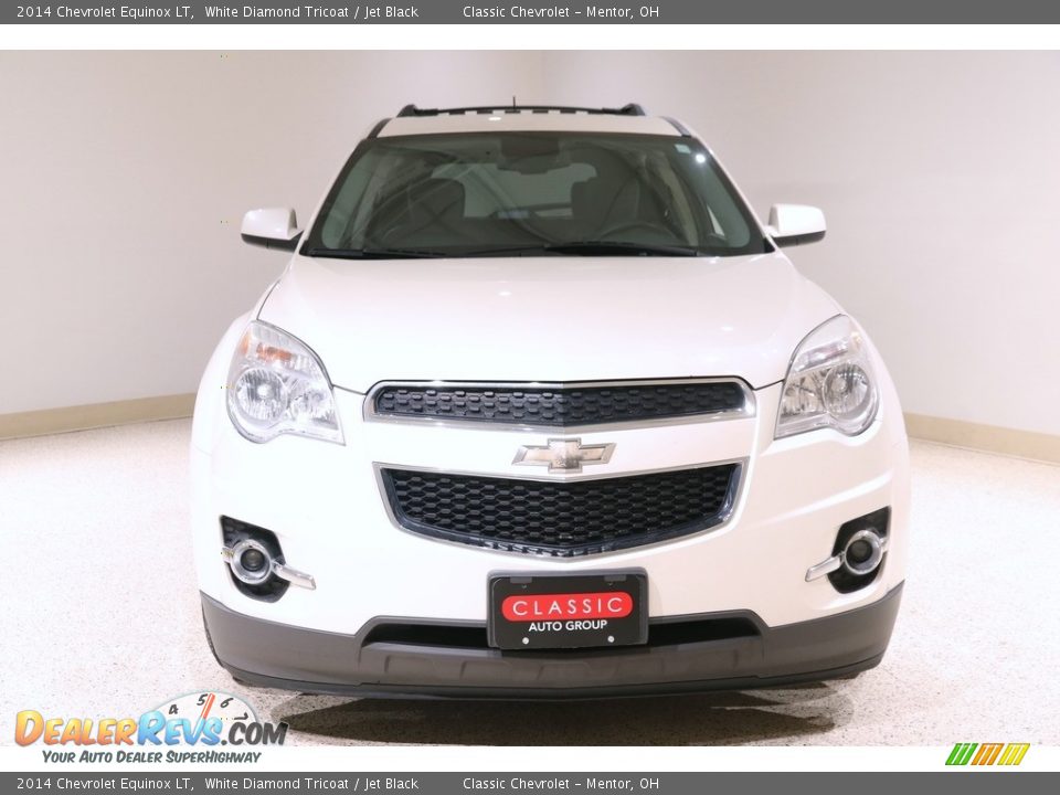 2014 Chevrolet Equinox LT White Diamond Tricoat / Jet Black Photo #2