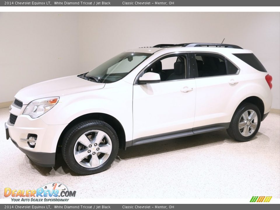 2014 Chevrolet Equinox LT White Diamond Tricoat / Jet Black Photo #3