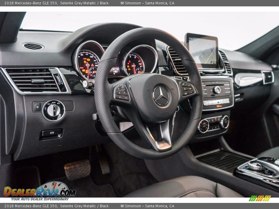 2018 Mercedes-Benz GLE 350 Selenite Grey Metallic / Black Photo #6