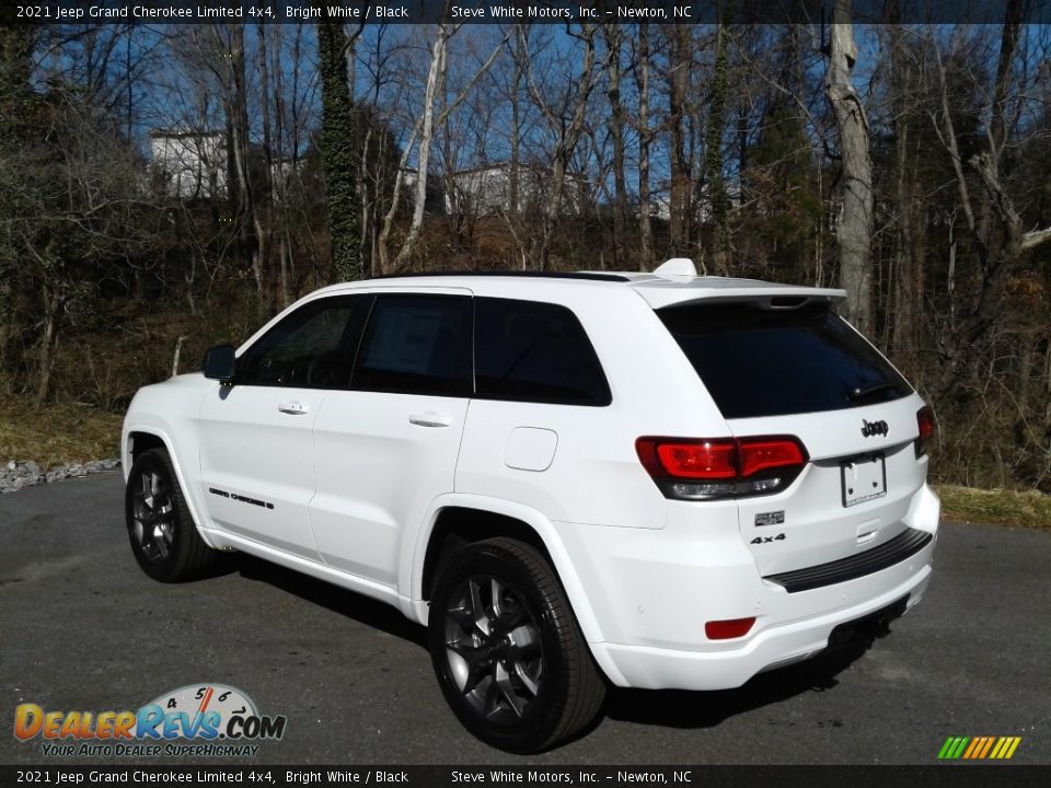 2021 Jeep Grand Cherokee Limited 4x4 Bright White / Black Photo #8