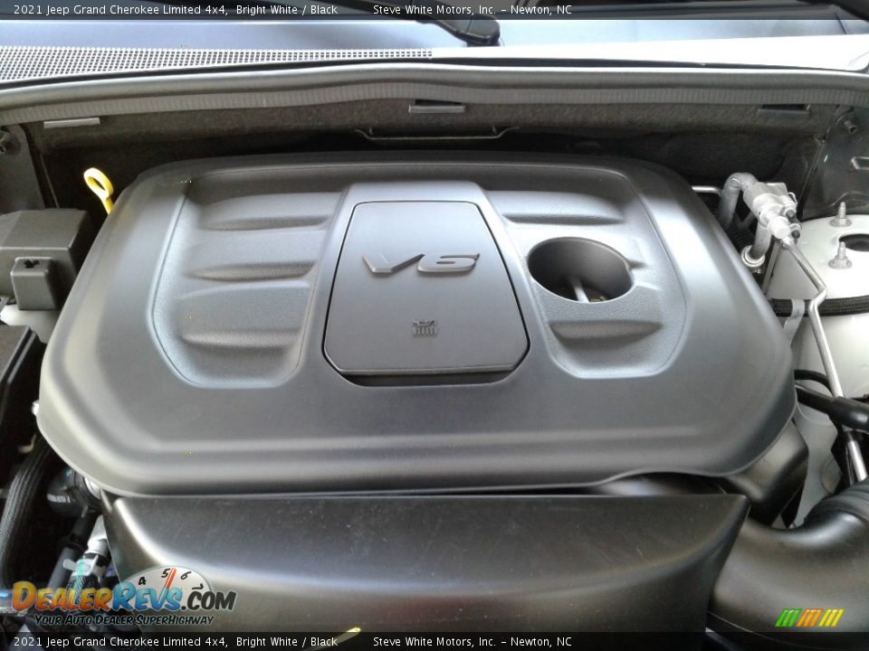 2021 Jeep Grand Cherokee Limited 4x4 Bright White / Black Photo #9