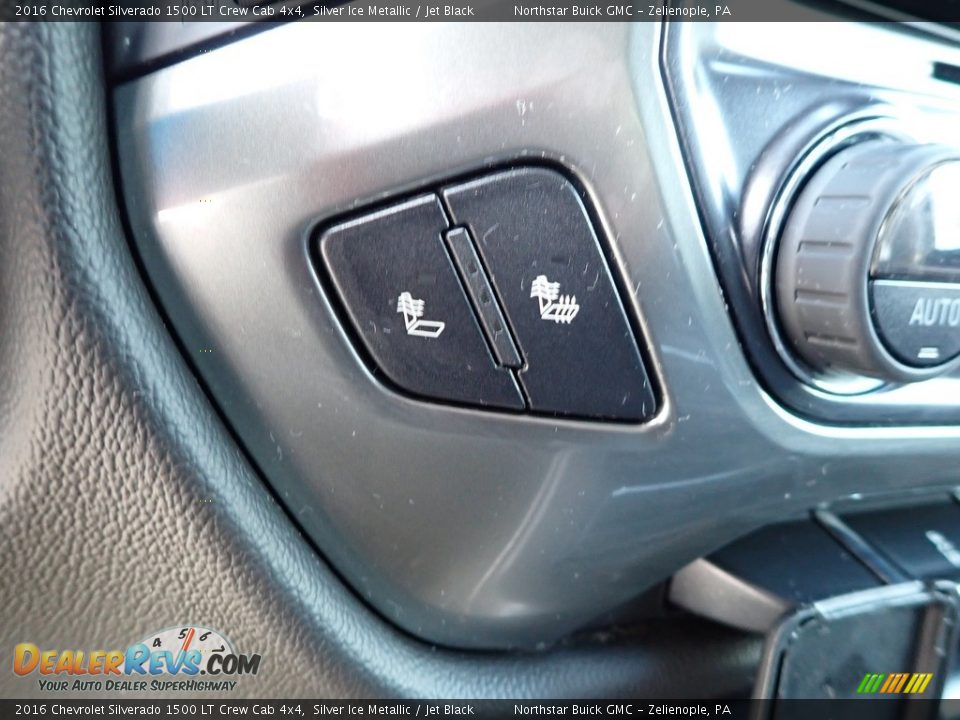2016 Chevrolet Silverado 1500 LT Crew Cab 4x4 Silver Ice Metallic / Jet Black Photo #26