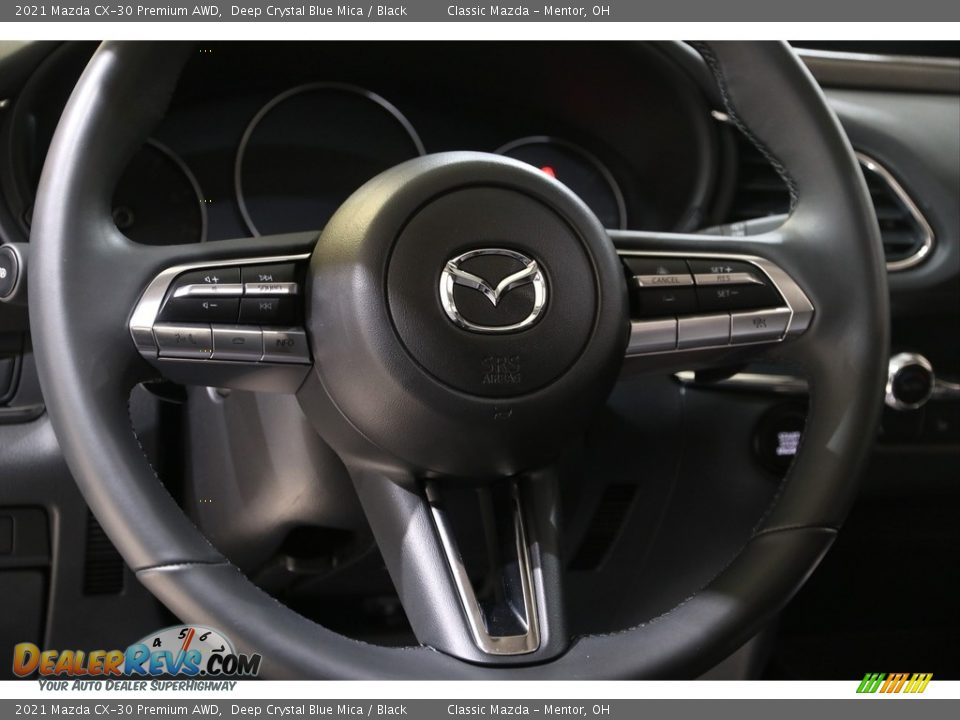 2021 Mazda CX-30 Premium AWD Deep Crystal Blue Mica / Black Photo #7