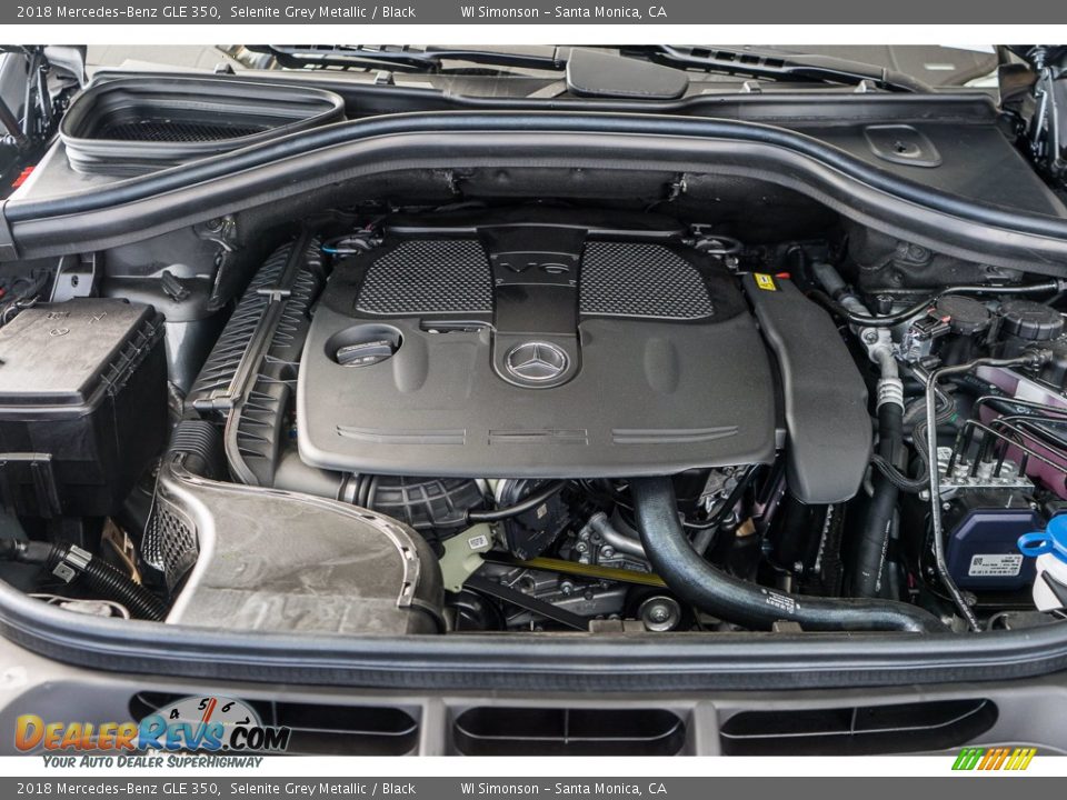 2018 Mercedes-Benz GLE 350 Selenite Grey Metallic / Black Photo #8