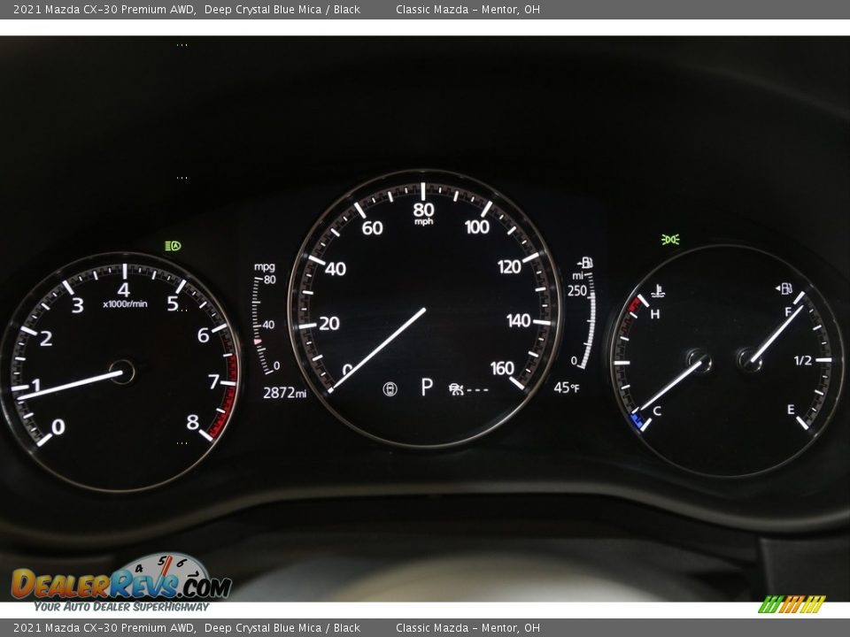 2021 Mazda CX-30 Premium AWD Deep Crystal Blue Mica / Black Photo #8