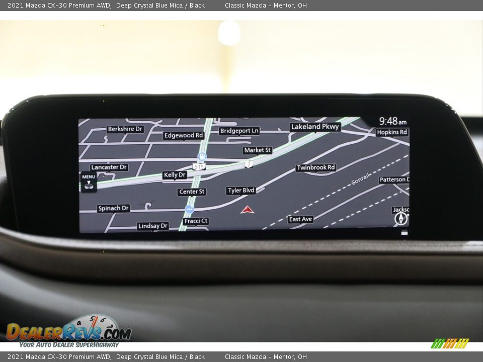 2021 Mazda CX-30 Premium AWD Deep Crystal Blue Mica / Black Photo #10